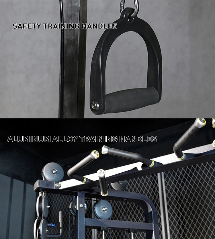 Professional Gym Fitness Cable Crossover Machine Trainer Smith Machine Strength Training Multi-Gym Equipment Legs Exercise