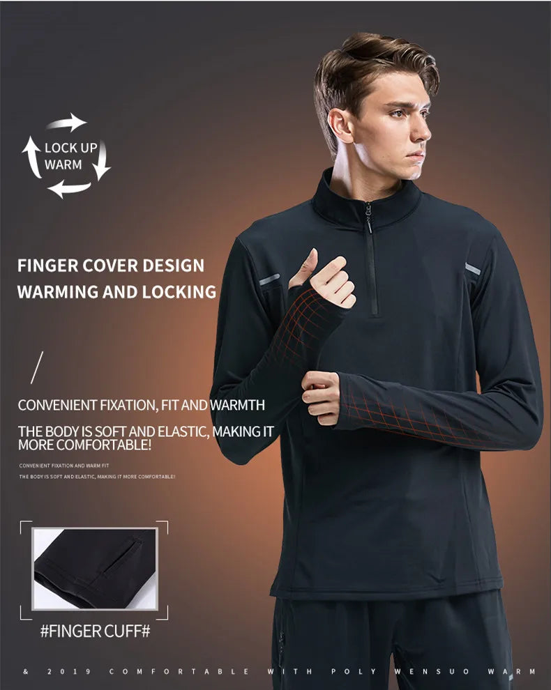 Men’s Athletic Long-Sleeve Hoodie