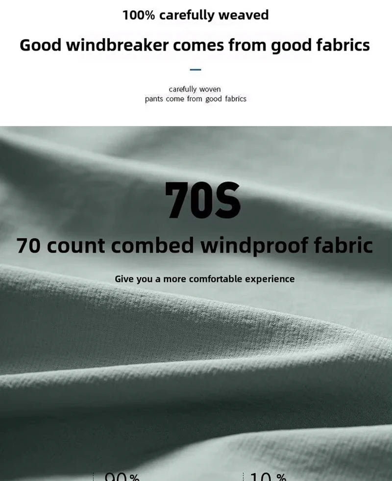 Men's Running Jacket Windproof Sport Training Coat for Spring  Autumn Waterproof  Quick-Dry Rainproof Cycling Windbreaker coats
