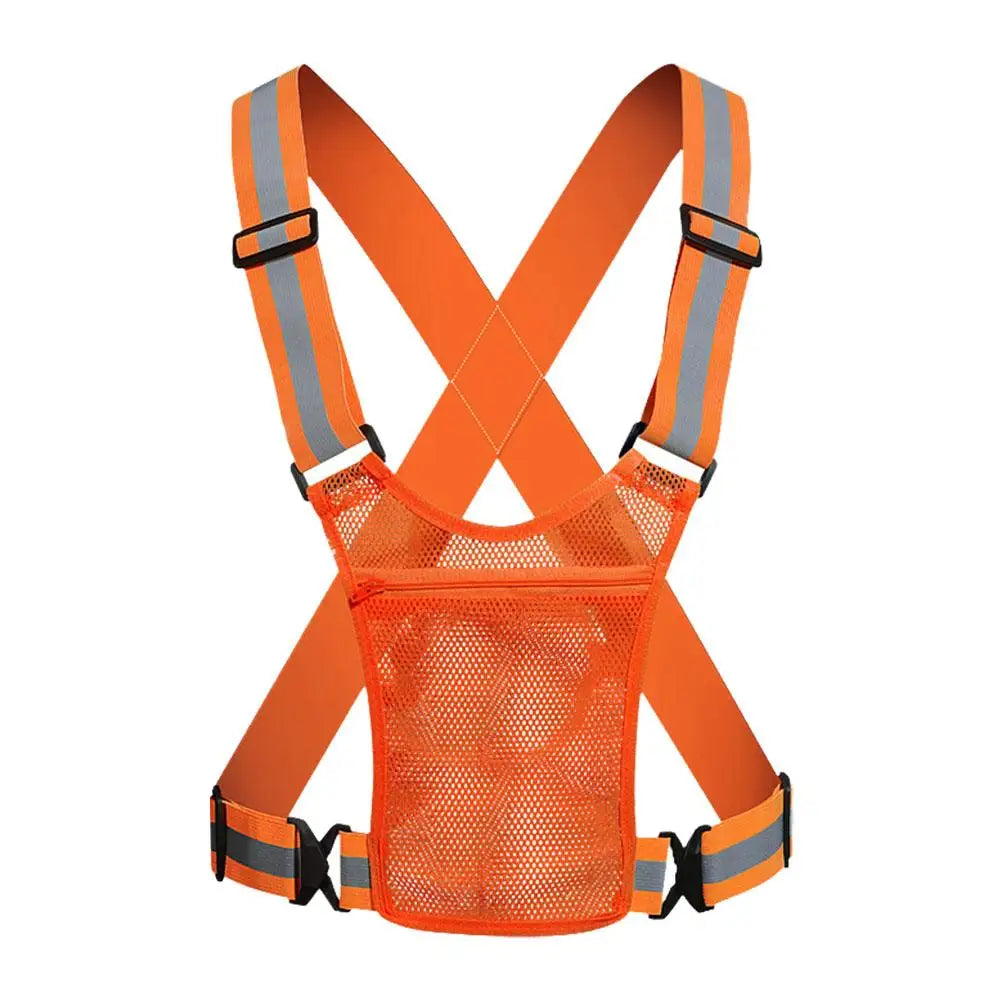 Cycling Reflective Vest High Visibility Safe Jacket For Night Riding Running Jogging Cycling Motorcycle Outdoor Sports Waistcoat