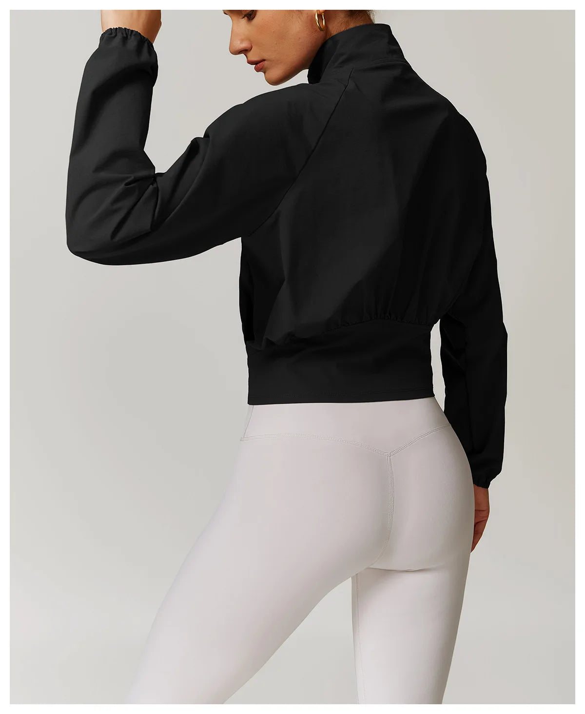 Women's Jacket Long Sleeved Outdoor Fitness Coat Yoga Crop Tops Gym Clothes Sports Tops Jacket Yoga Shirt Workout Sweatshirts