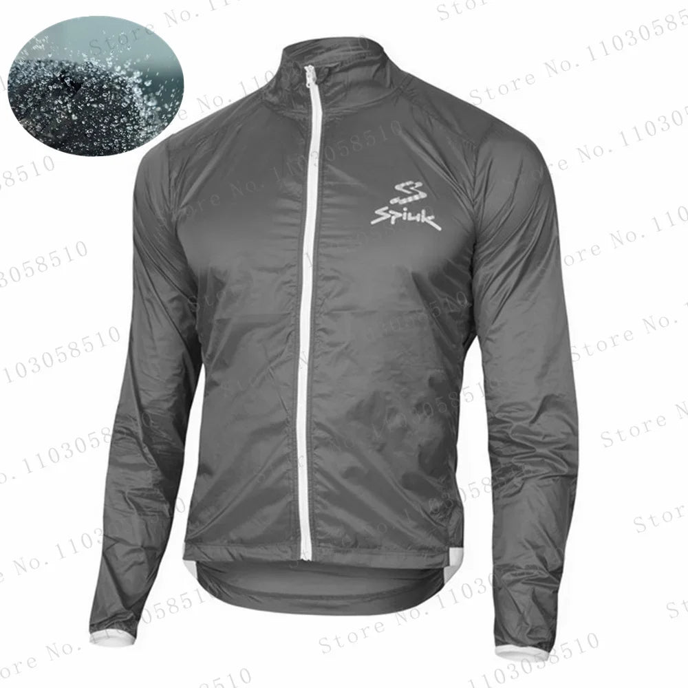 spiukful Waterproof Windbreaker Wind MTB Cycling Lightweight Ultralight Men Jacket Running Riding Ciclismo Bicycle Windbreaker