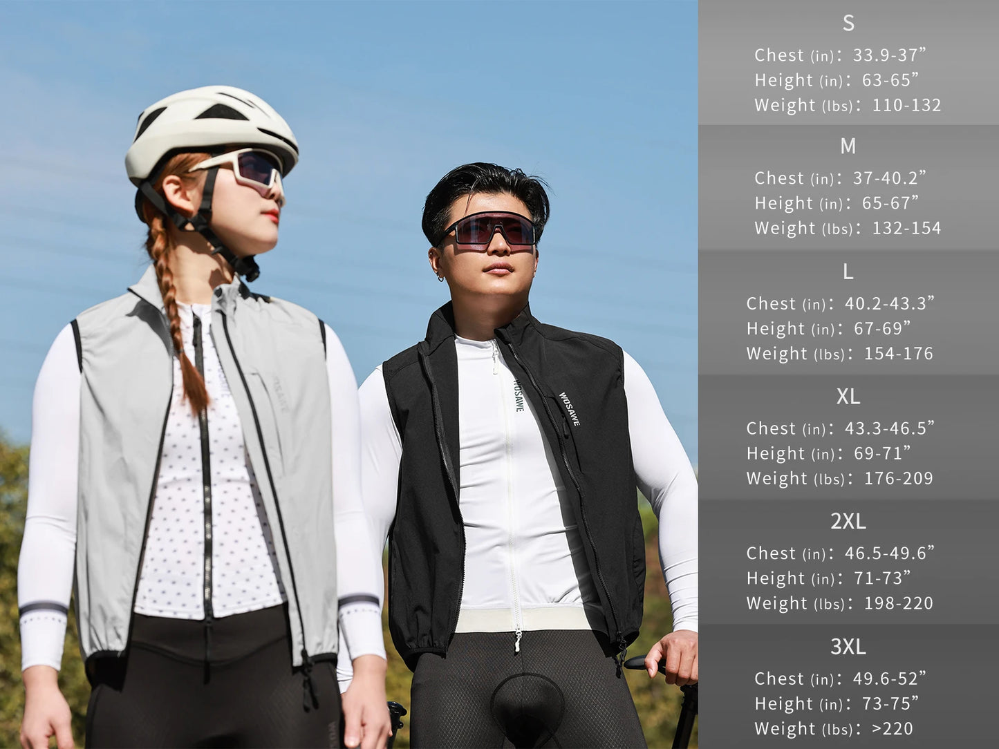 WOSAWE Lightweight Cycling Vest Men Women Reflective Windproof MTB Bike Windbreaker Mesh Back Running Gilet Wind Vest Jacket