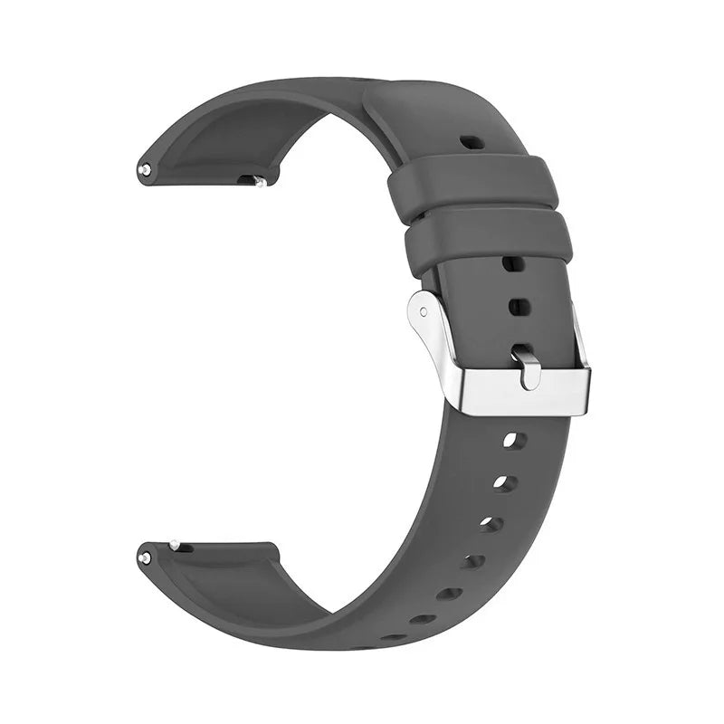 Hot Sell 20MM 22MM Silicone Watch Strap 20/22mm Universal Watchband Wristwatch Band for P22 Smartwatch &Other Watches Bracelet