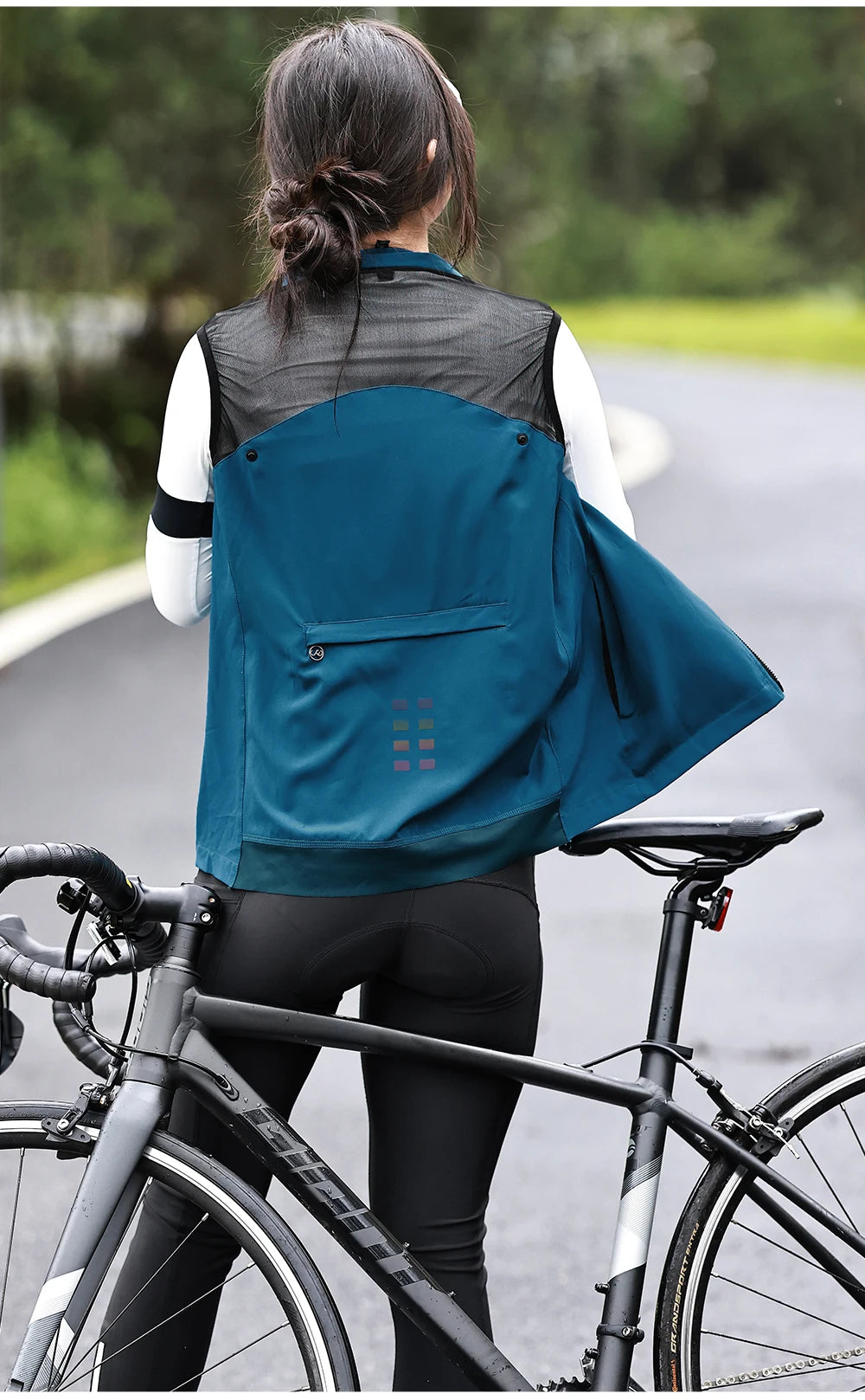 WOSAWE Windproof & Waterproof Reflective Cycling Jacket