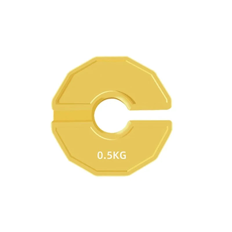 1Pc Gym Micro Plates 0.25/0.5/1 KG Dumbbell fractional Weight Plate Rubber Fractional Weight Plates Add-on Change Weight Plate