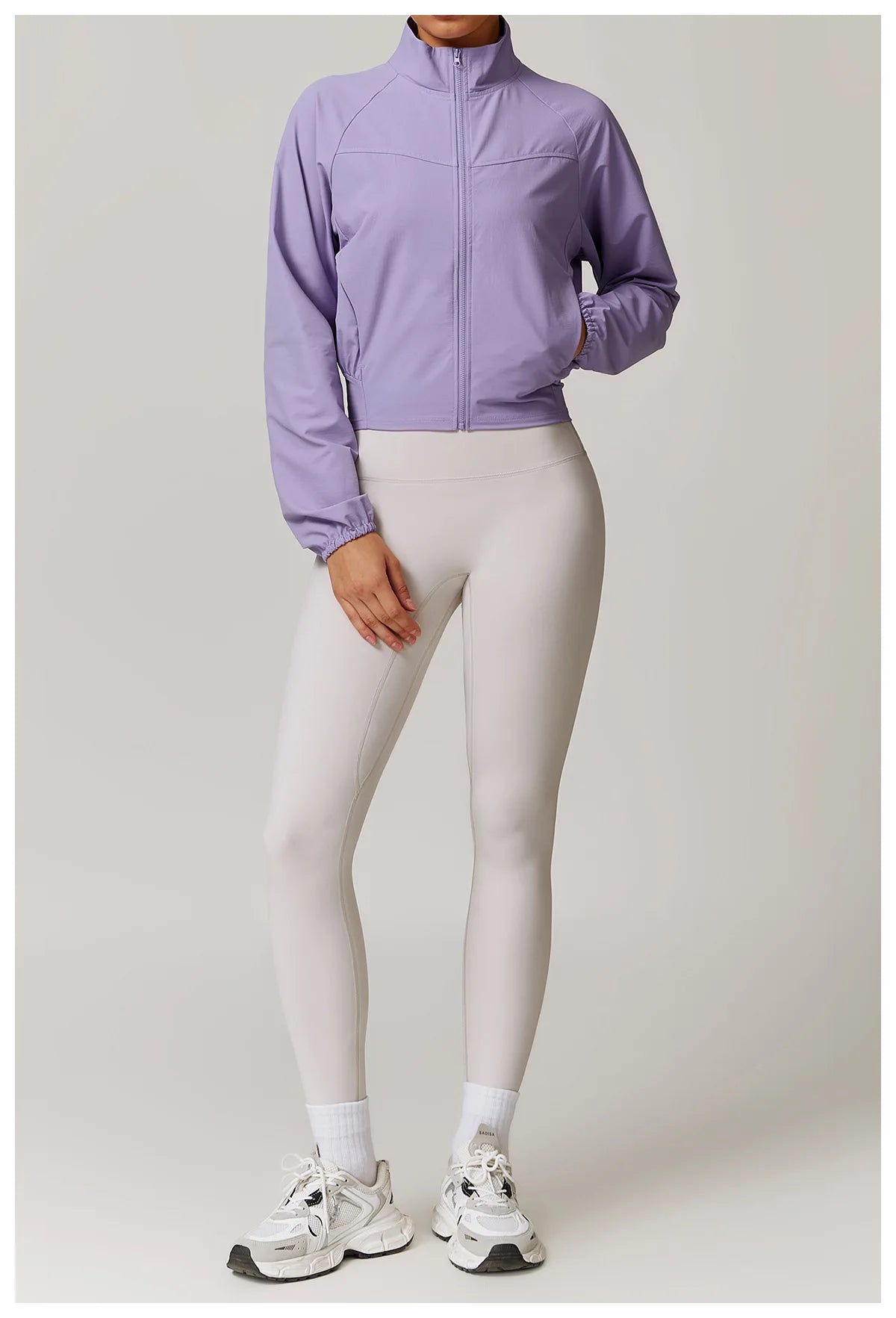Women's Jacket Long Sleeved Outdoor Fitness Coat Yoga Crop Tops Gym Clothes Sports Tops Jacket Yoga Shirt Workout Sweatshirts