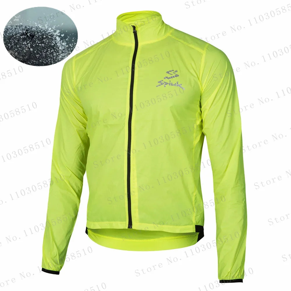 spiukful Waterproof Windbreaker Wind MTB Cycling Lightweight Ultralight Men Jacket Running Riding Ciclismo Bicycle Windbreaker