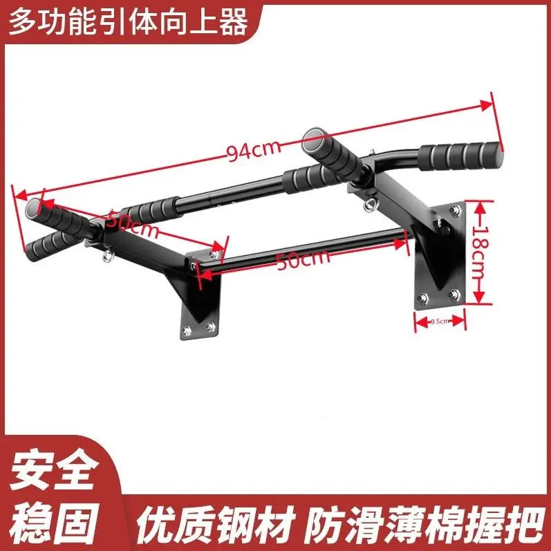 Reinforced Home Wall Horizontal Bar Pull-up Equipment Wall Fitness Exercise