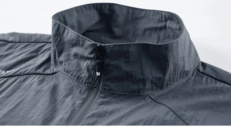 Men's Summer Skin Quick Dry Hiking Jacket Waterproof Sun UV Protection Coats Men Outdoor Sports Fishing Camping Running Jacket