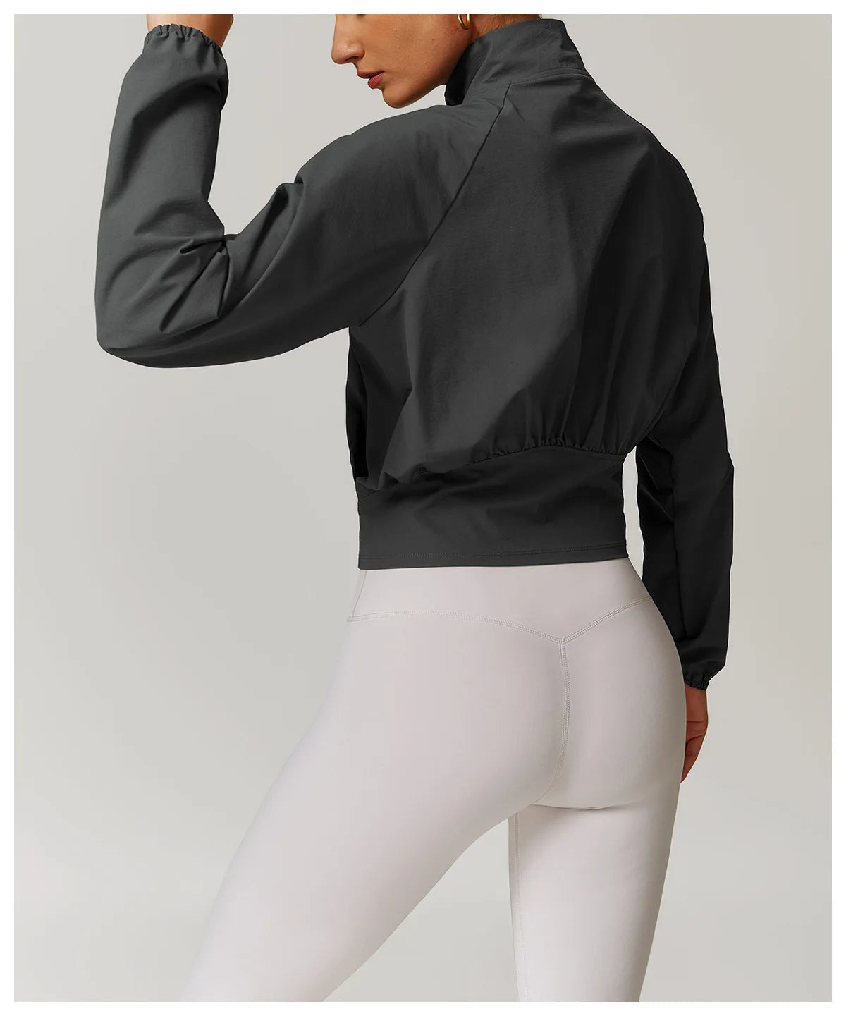 Women's Jacket Long Sleeved Outdoor Fitness Coat Yoga Crop Tops Gym Clothes Sports Tops Jacket Yoga Shirt Workout Sweatshirts