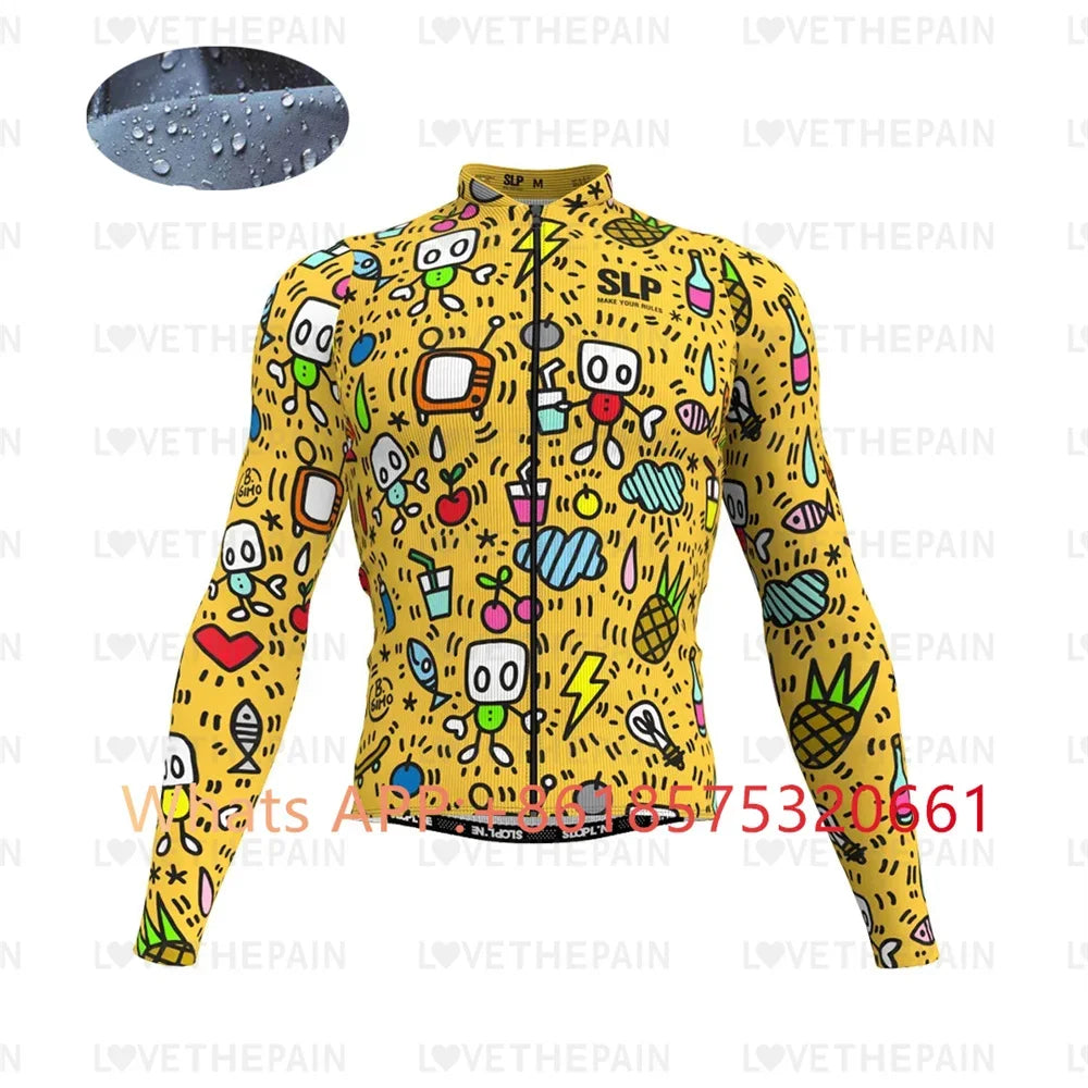 Black Men Cycling water proof Wind Long sleeve Windproof Bike Jersey Lightweight Warm Bicycle Cycling jacket Golf Running Hiking