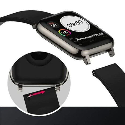 Hot Sell 20MM 22MM Silicone Watch Strap 20/22mm Universal Watchband Wristwatch Band for P22 Smartwatch &Other Watches Bracelet