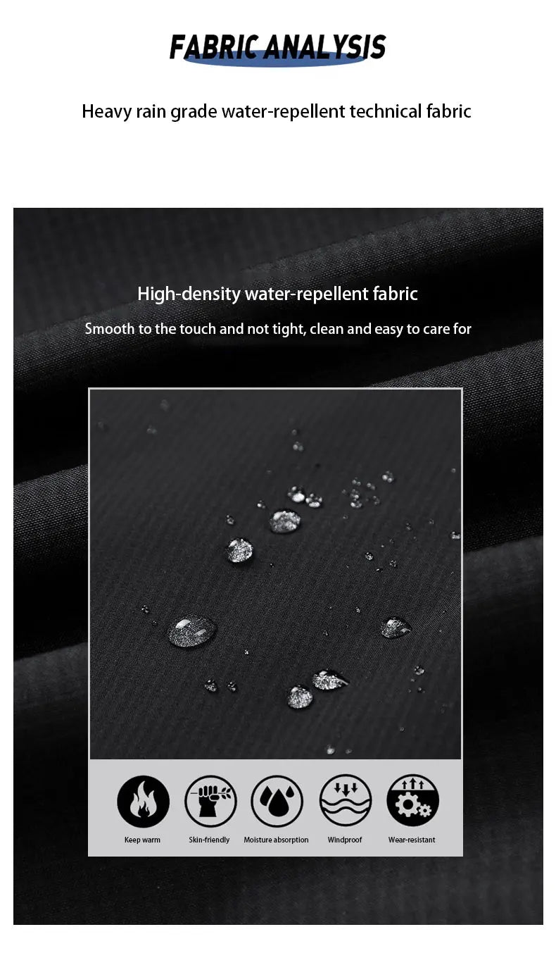 New Men Spring Autumn Waterproof Casual Versatile Top Japanese Korean Streetwear Fashion Loose Pullover Half Zip Hooded Jacket