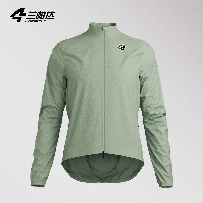 Lameda Men's Cycling Jacket Lightweight Men's Windbreaker Long Sleeved With 3 Pockets Bicycle Coat Clothes