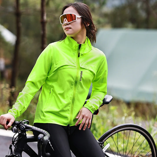WOSAWE Windproof & Waterproof Reflective Cycling Jacket