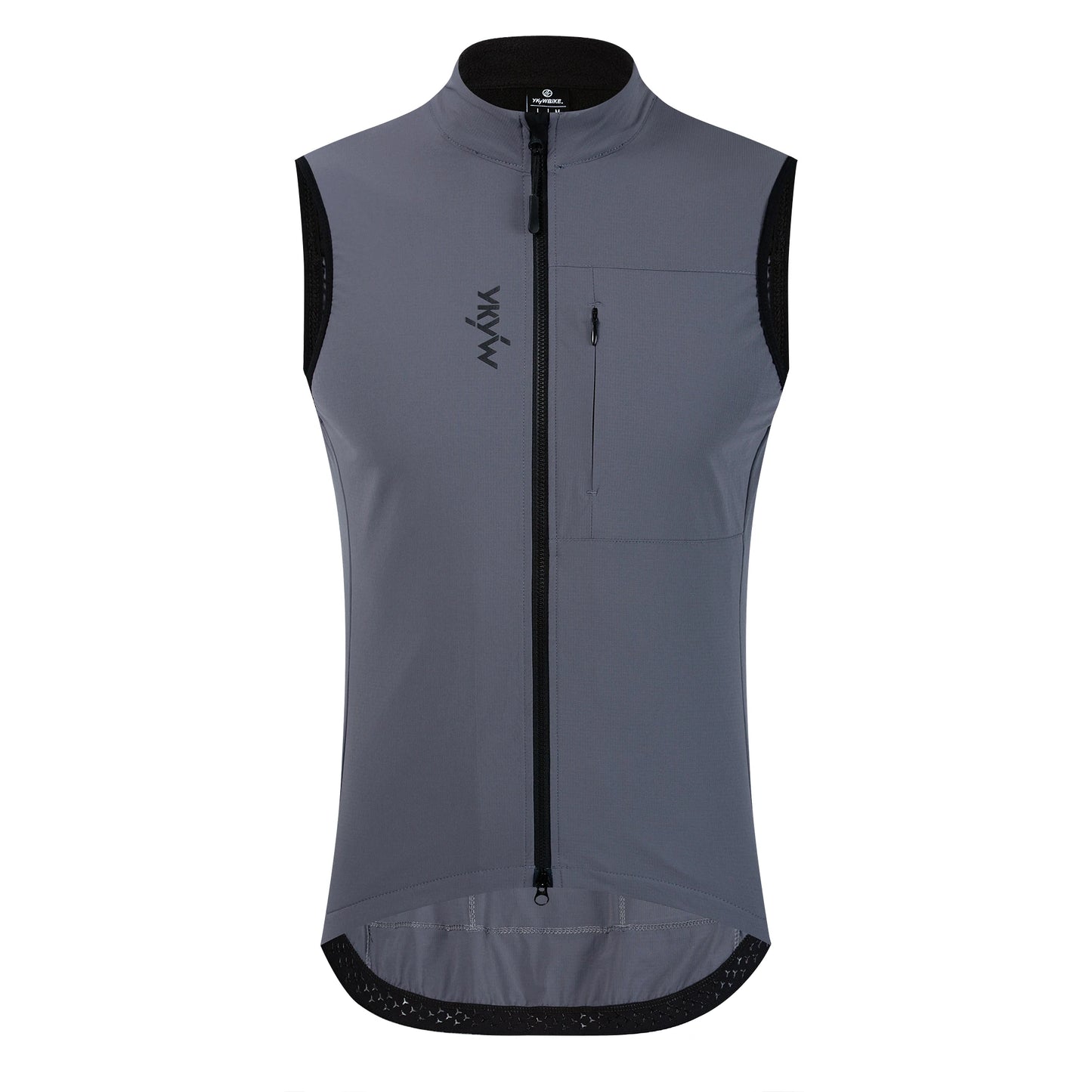 YKYWBIKE Men Cycling Gelit Thermal Fleece Bicycle Windbreaker Sleeveless Bike Vest Windproof Waterproof Cycling Windshield