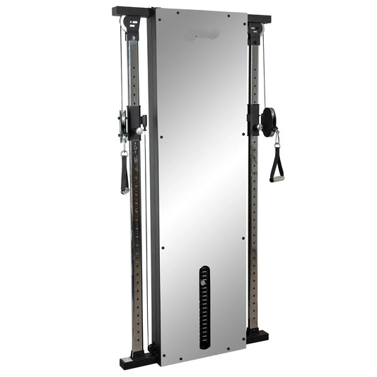 Fitness Equipment Multi Functional Smith Cable Machine Wall Functional Cross Over Trainer Half Squat Rack