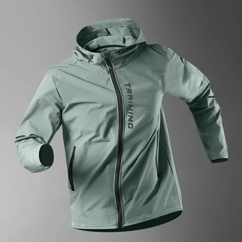 Men's Running Jacket Windproof Sport Training Coat for Spring  Autumn Waterproof  Quick-Dry Rainproof Cycling Windbreaker coats