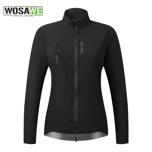 WOSAWE Cycling Jacket Women Windbreaker Vest Sleeveless Jackets Mountain Bike MTB Clothes Bicycle Jacket Windproof Ciclismo