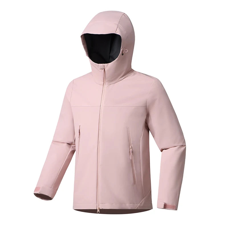 EUMERGX Men's Women's Waterproof Jacket Hiking Trekking Windbreaker Unisex Outdoor Sporty Rain Coat Windproof Climbing Clothes