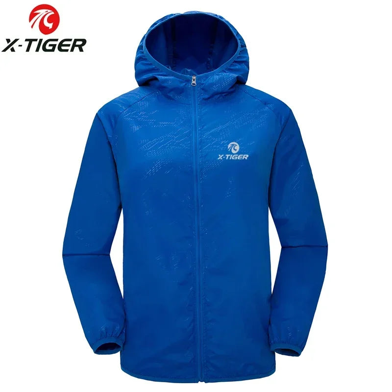 X-TIGER Skin Hiking Jacket Men Women Waterproof Quick Dry Camping Windbreaker Trekking Fishing Rain Coat Outdoor Anti UV Clothes