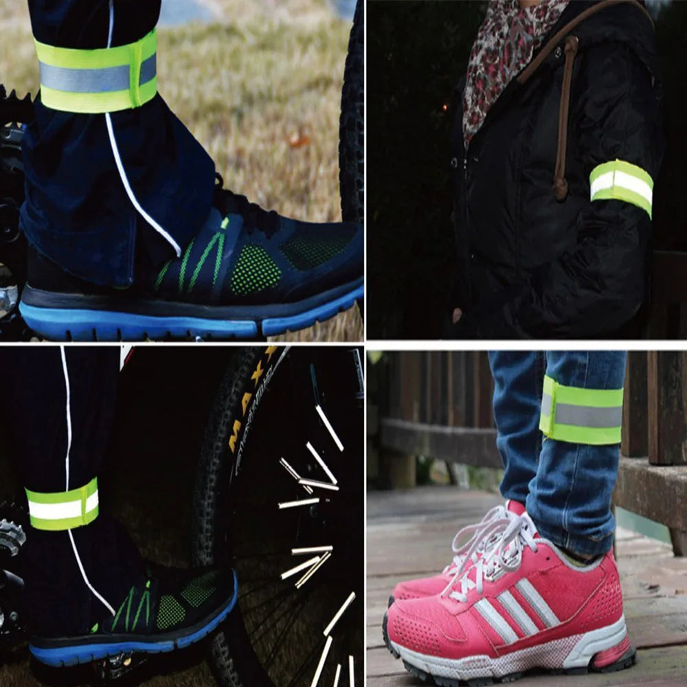 Cycling Reflective Vest High Visibility Safe Jacket for Night Riding Running Jogging Cycling Motorcycle Outdoor Sports Waistcoat