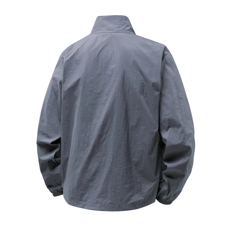 Men's Summer Lightweight Waterproof Hiking Jacket UPF Sun Protection Quick-Dry Perfect for Fishing Cycling Running