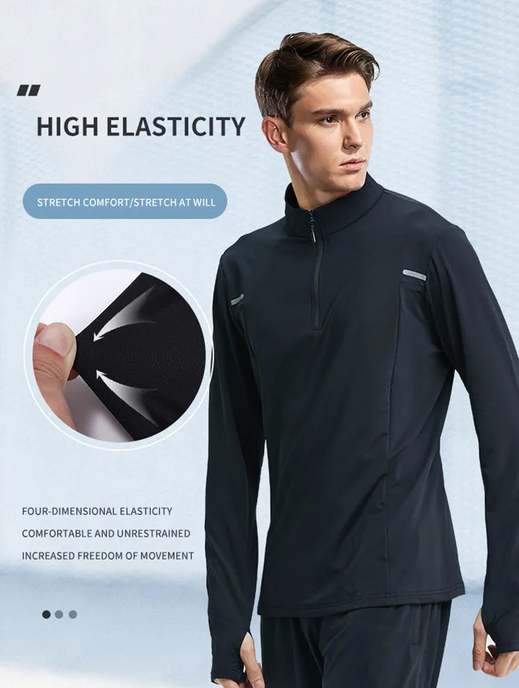 Men’s Athletic Long-Sleeve Hoodie