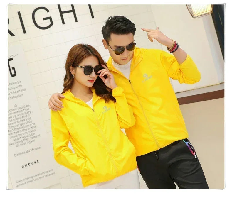 X-TIGER Skin Hiking Jacket Men Women Waterproof Quick Dry Camping Windbreaker Trekking Fishing Rain Coat Outdoor Anti UV Clothes