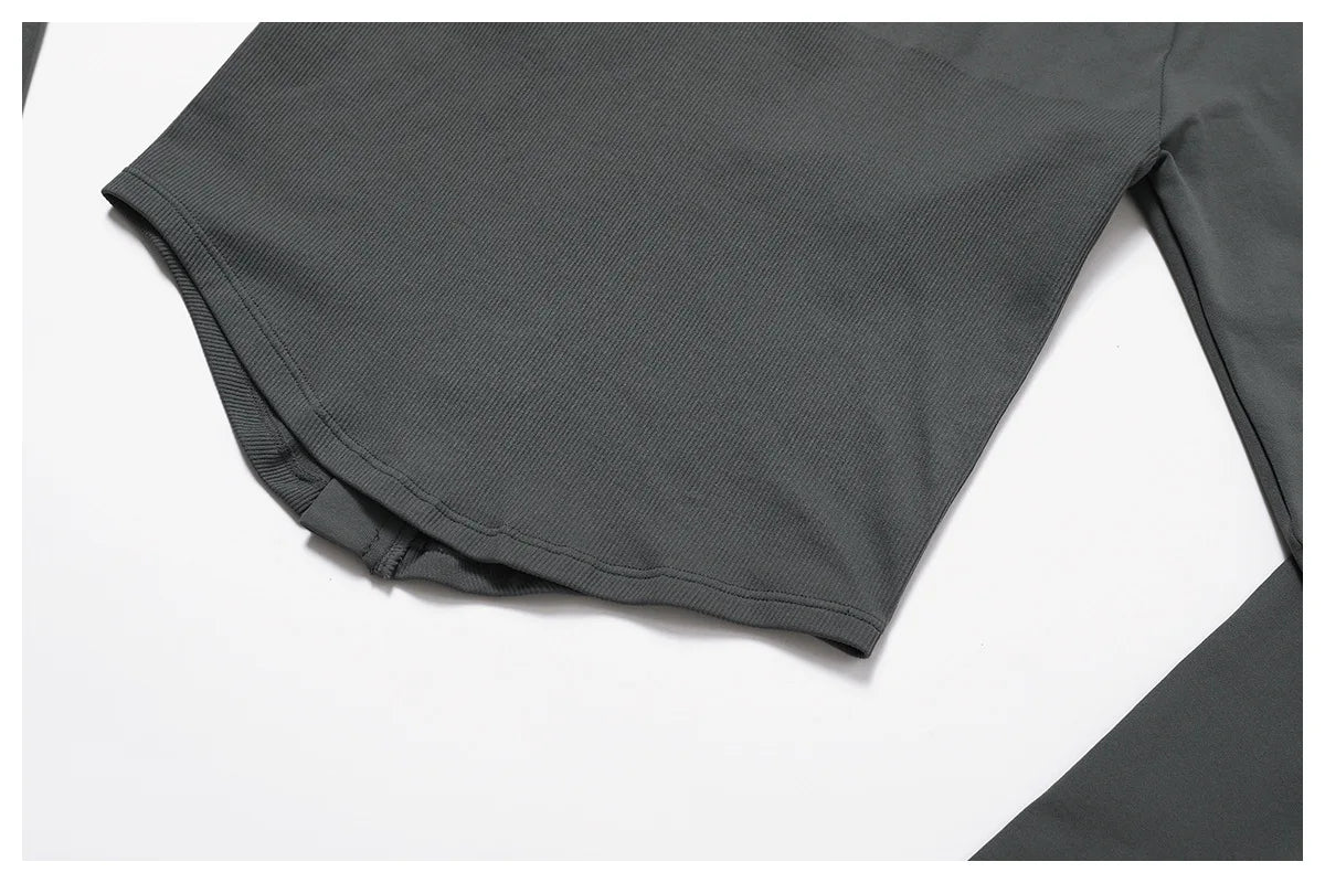 Zipper Jacket Women Crop Tops Yoga T-shirts Solid Sports Top Long Sleeve Running Shirts Sexy Quick Dry Fitness Gym Sport Wear