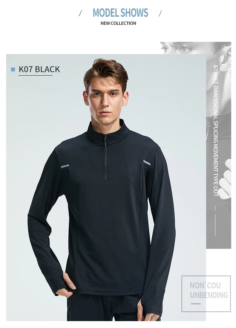 Men’s Athletic Long-Sleeve Hoodie