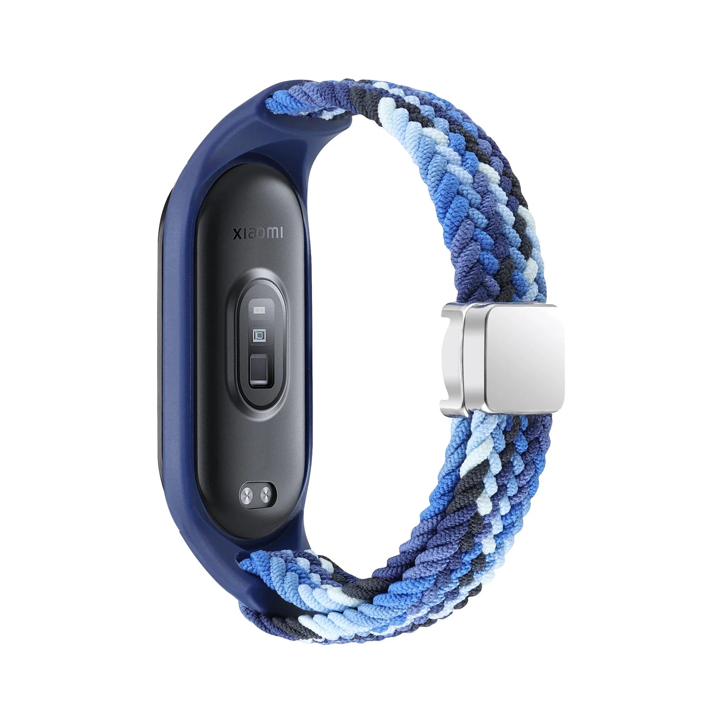 Nylon Braided Strap For Mi Band 9 8 Bracelet Magnetic Buckle Watchband For Xiaomi Mi Band 7 6 5 4 3 Wristband Correa Accessories