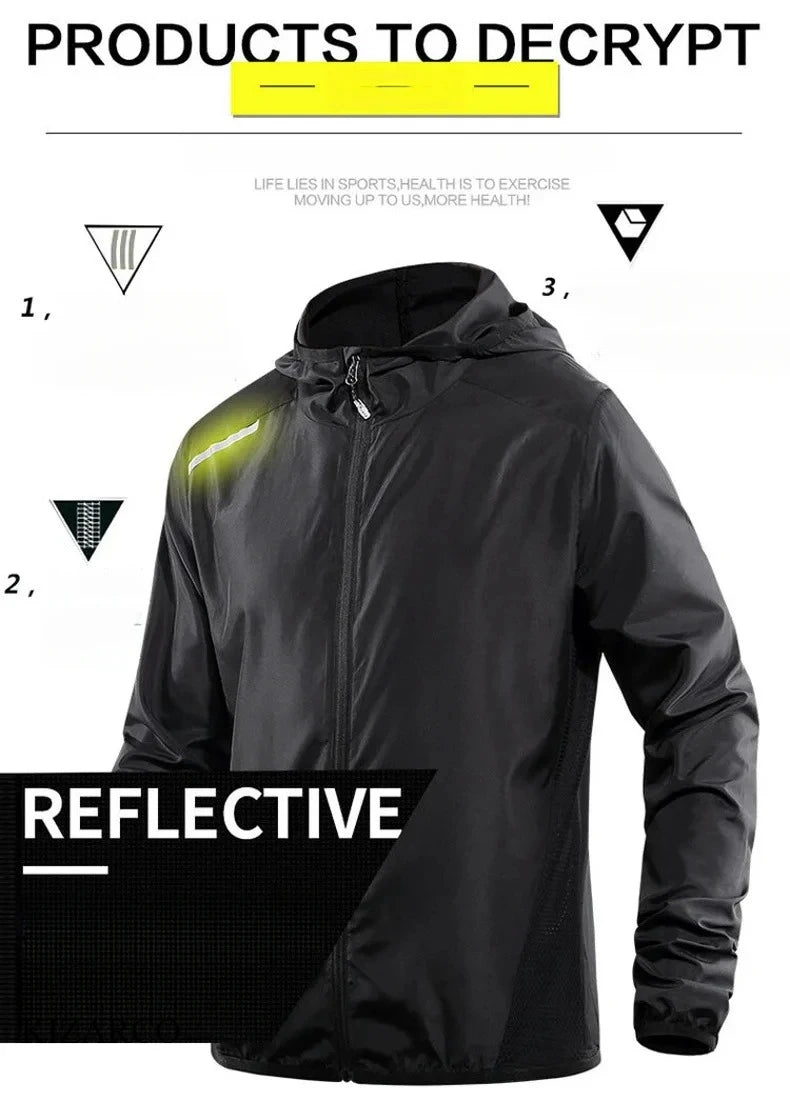 Unisex Reflective Running Jacket