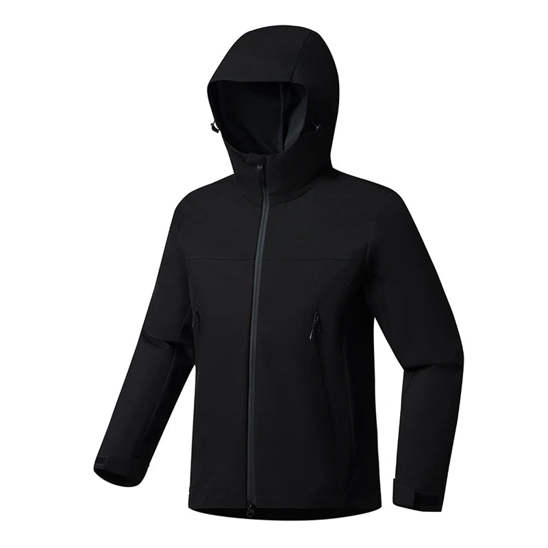 EUMERGX Men's Women's Waterproof Jacket Hiking Trekking Windbreaker Unisex Outdoor Sporty Rain Coat Windproof Climbing Clothes