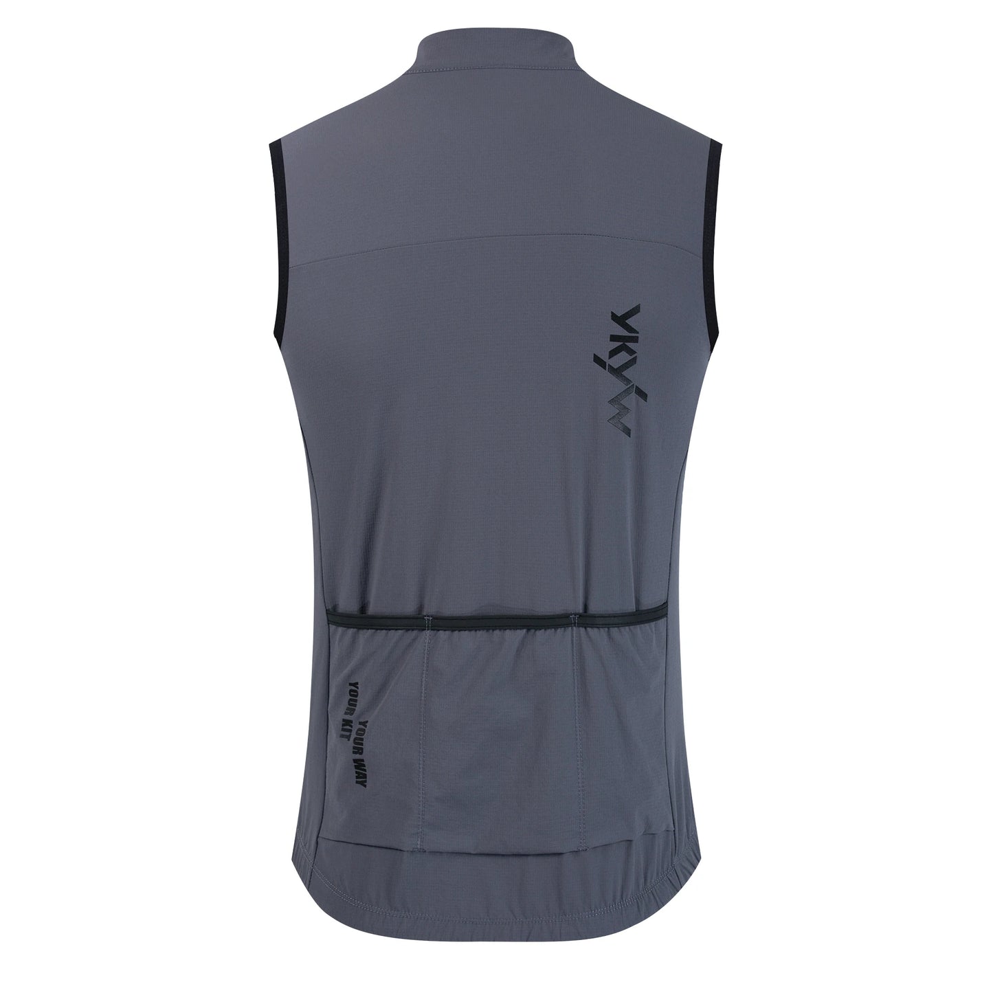 YKYWBIKE Men Cycling Gelit Thermal Fleece Bicycle Windbreaker Sleeveless Bike Vest Windproof Waterproof Cycling Windshield