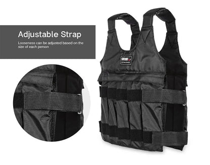 New 20/50 kg Loading Weighted Vest Jacket Load Weight Vest Exercise for Boxing Training Fitness Equipment for Running