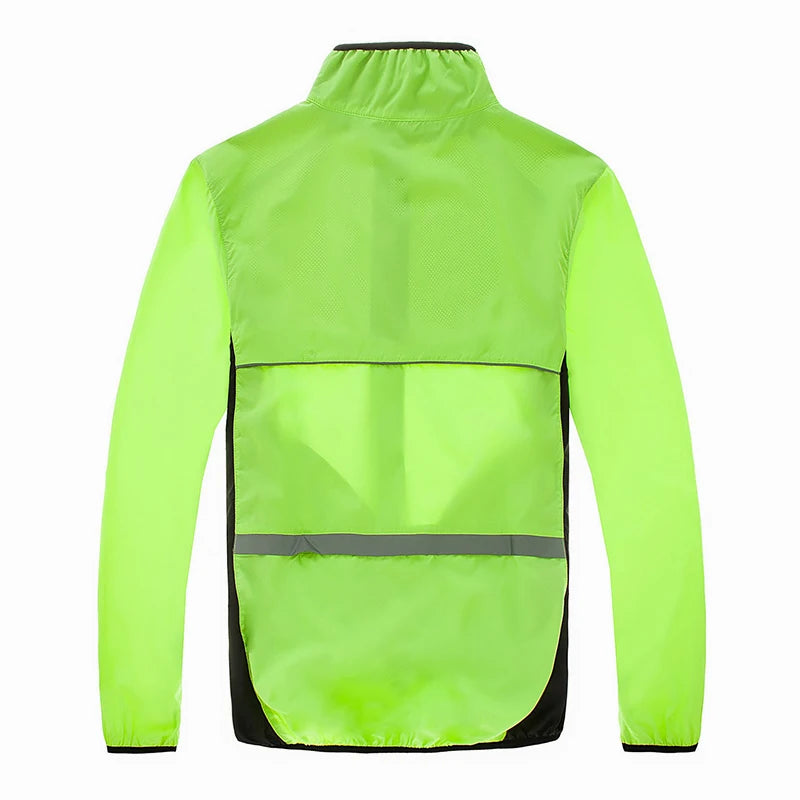 Orange wind cycling jacket mtb mountain bike men dry fit reflective rain coat jacket women raincoat bicycle clothes windbreaker