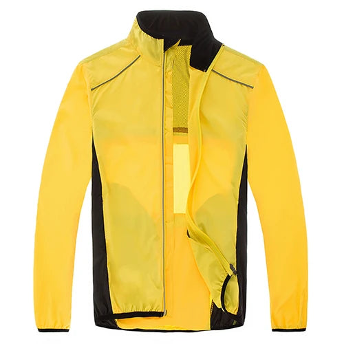Orange wind cycling jacket mtb mountain bike men dry fit reflective rain coat jacket women raincoat bicycle clothes windbreaker