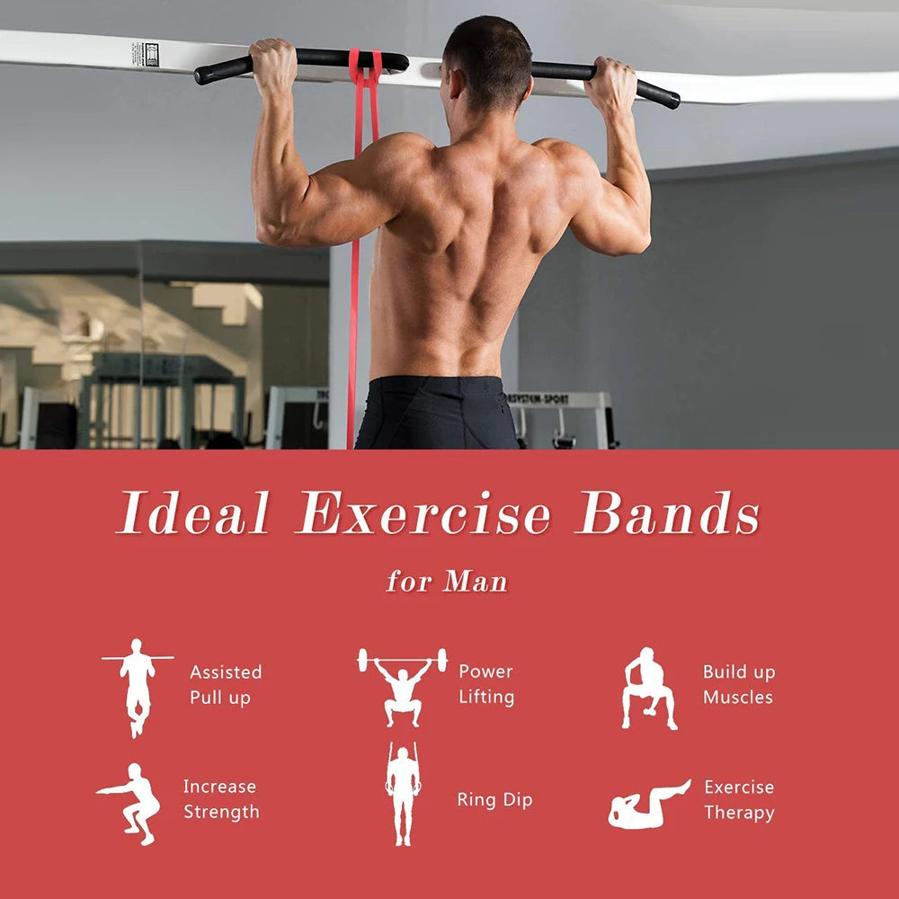 1pcs Fitness Elastic Band Tpe Resistance Band Yoga Assist Tension Band Latex Elastic Rope Training Shoulders Backs And Hips