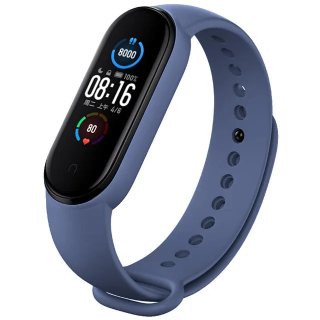 Silicone strap for Xiaomi Mi Band 7 bracelet wrist Miband 5 6 NFC Replacement pulsera Sport correa mi band 7 6 3 4 5 Watchband