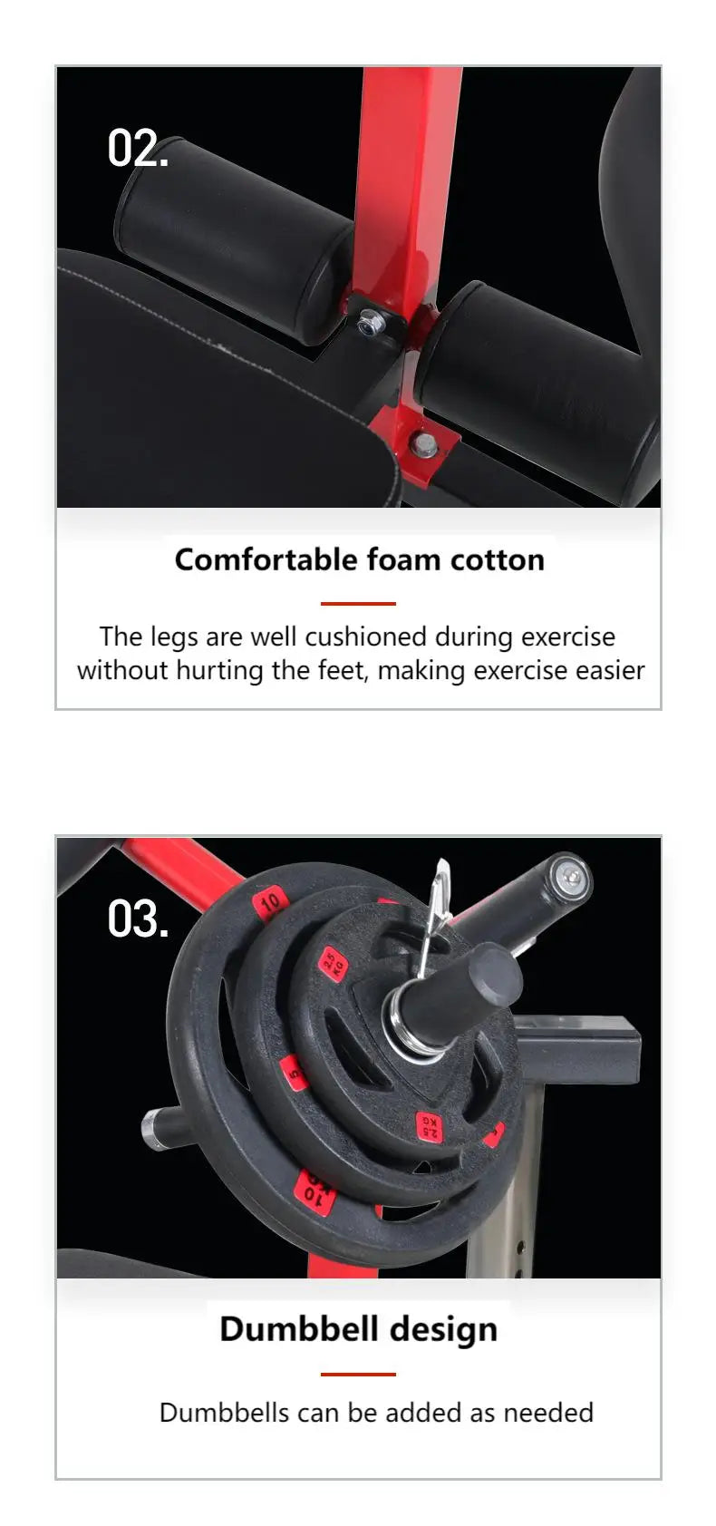 Custom Fitness Multifunctional Weightlifting Bench Press Foldable Chest Barbell Press Bed With Safety Belt protection