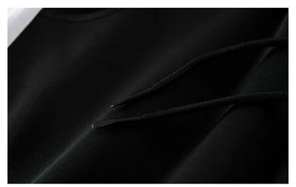2024 Autumn Korean Tracksuit Men Zip Pocket Running Sets Striped Sporting Suit Jacket+ Sweatpants Jogging Fitness Clothing