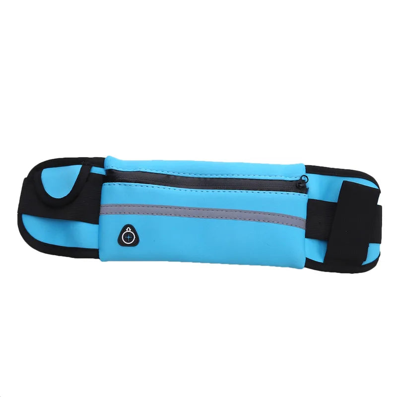 Sport Running Waist Bag For Women Men Comfortable Gym Fanny Bag Safty Tape Cycling Phone Case Running Belt