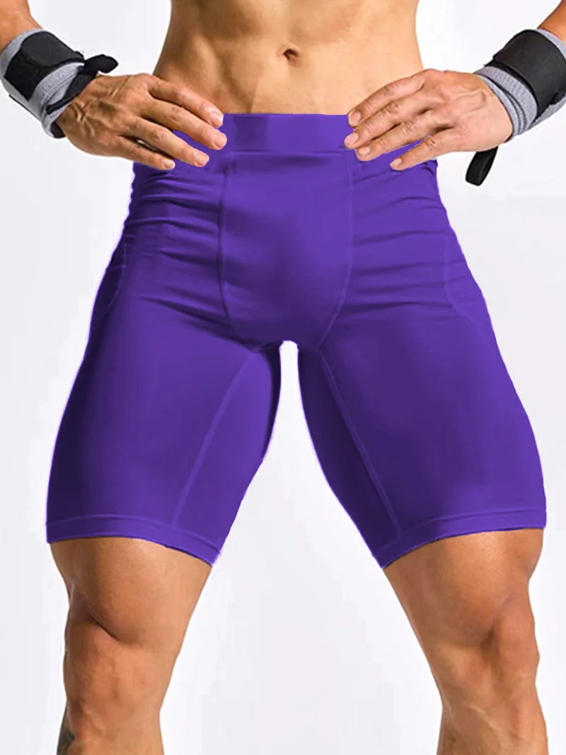 Men's Bodybuilding Shorts Gym Running Leggings Male Joggings Elastic Compressions Sweatpant Football Basketball Tights Trousers