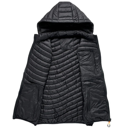 New Sleeveless Winter Thermal Jacket Moto Poc Cycling Hooded Warm Coat Windbreaker Mountain Bike Cothing MTB Bicycle Down Jackes