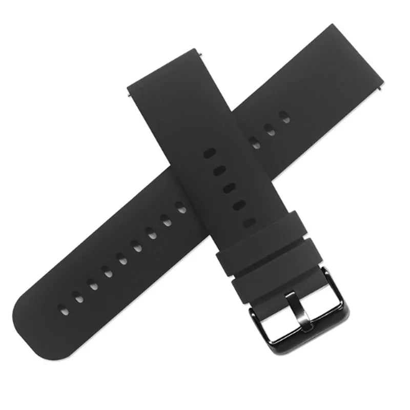 Hot Sell 20MM 22MM Silicone Watch Strap 20/22mm Universal Watchband Wristwatch Band for P22 Smartwatch &Other Watches Bracelet