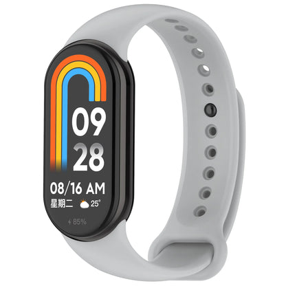 Soft Official Silicone Strap for Xiaomi Mi Band 10 Sports Smart Bracelet Wristband Mi Band 8 9 Replacement Band Accessories Belt