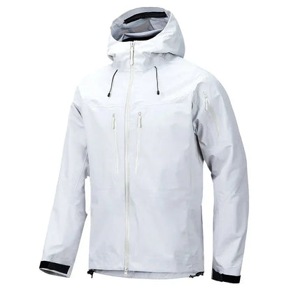 Jacket Men's Sports Casual Soft-shell Zipper Pocket Water Repellent Windbreaker New Autumn Functional Camping Hooded Raincoat