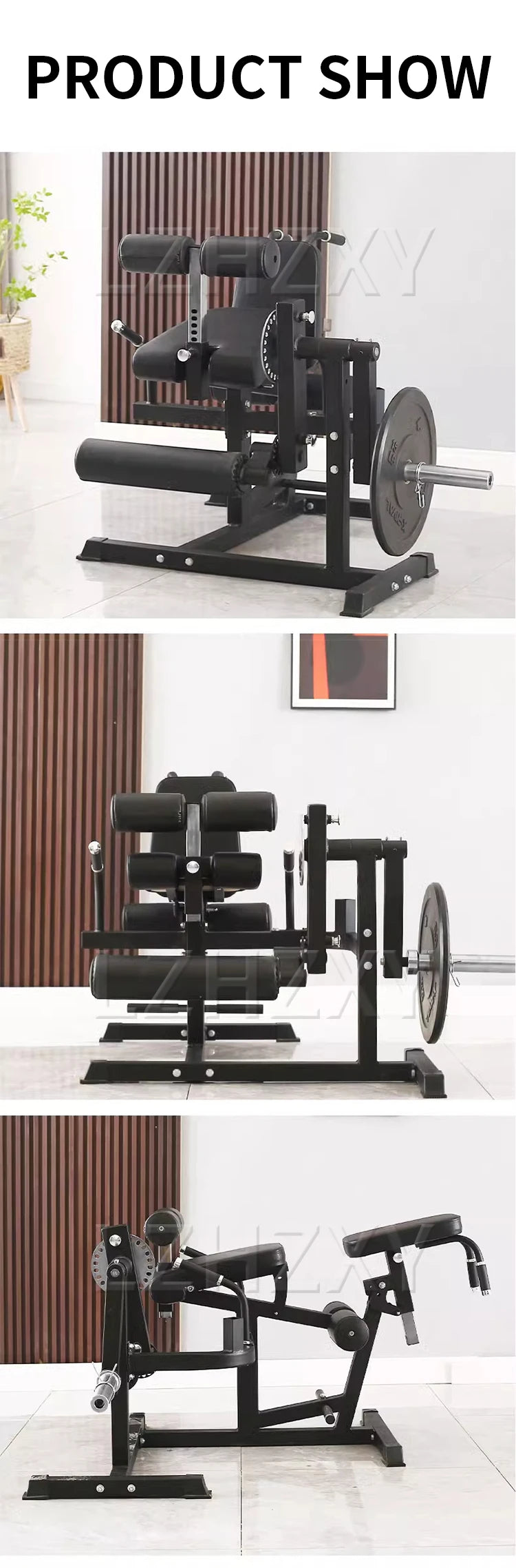 Leg exerciser Machine, Waist and Abdomen Flexion and Extension, Muscle Recovery, Strength Fitness Equipment, Gym